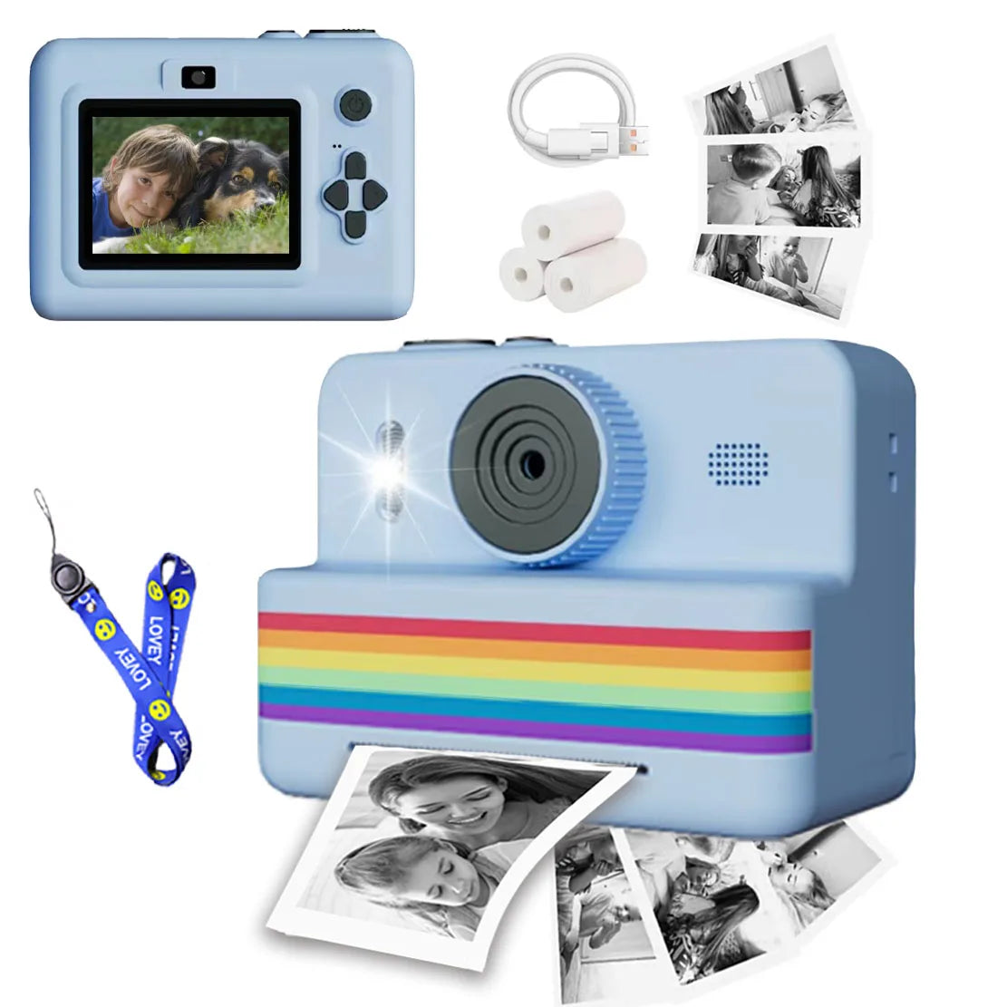 P7 Kids Instant Print Camera