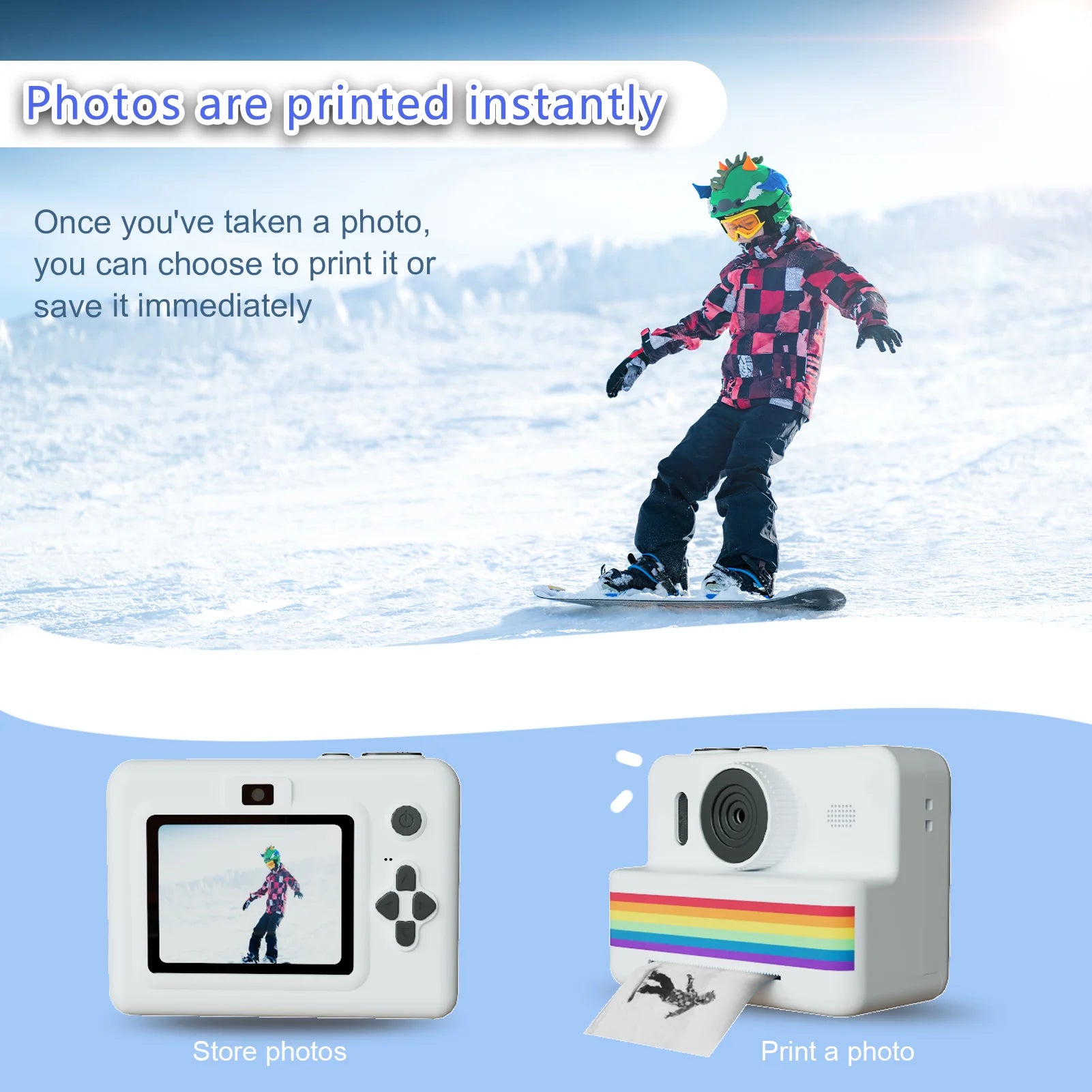 P7 Kids Instant Print Camera
