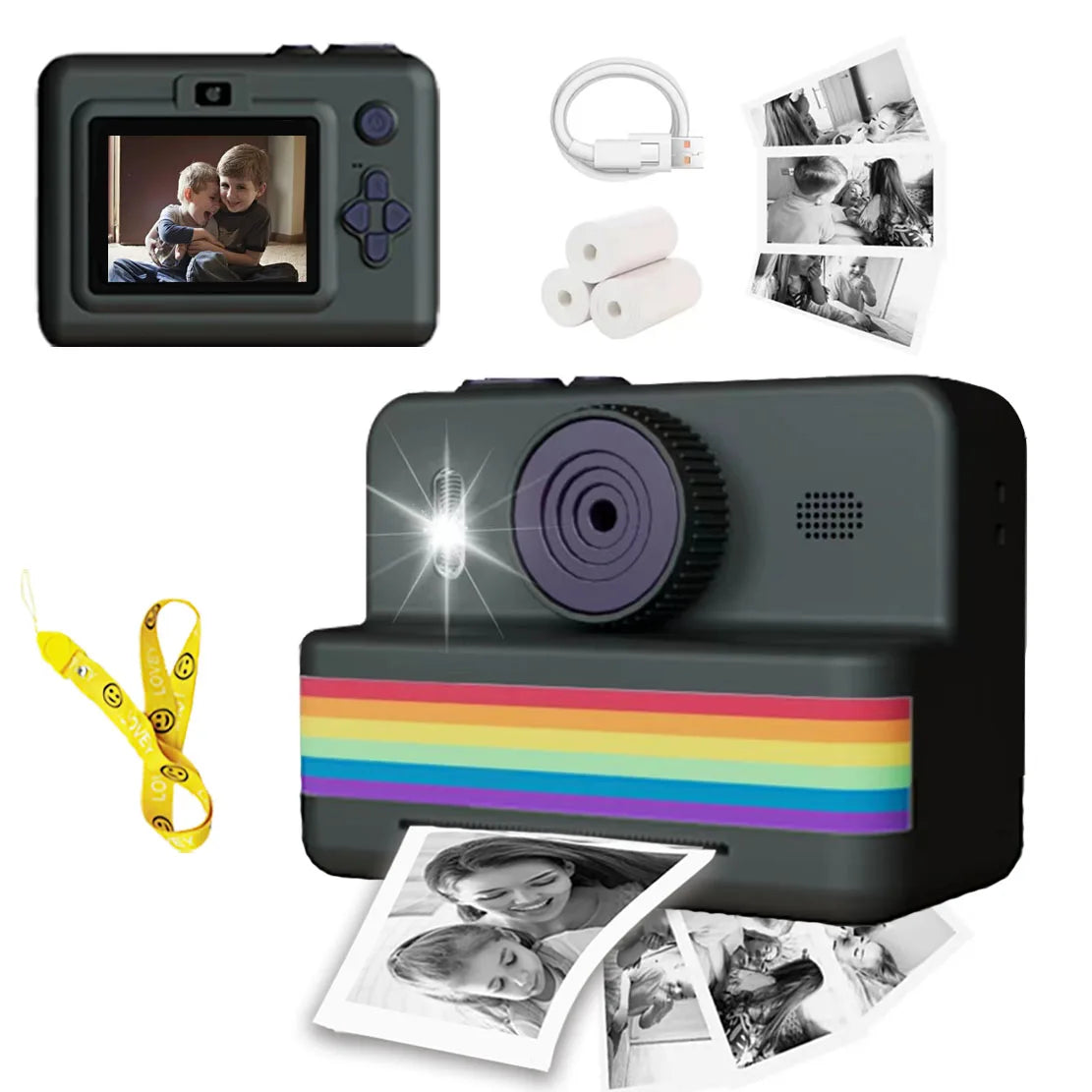 P7 Kids Instant Print Camera