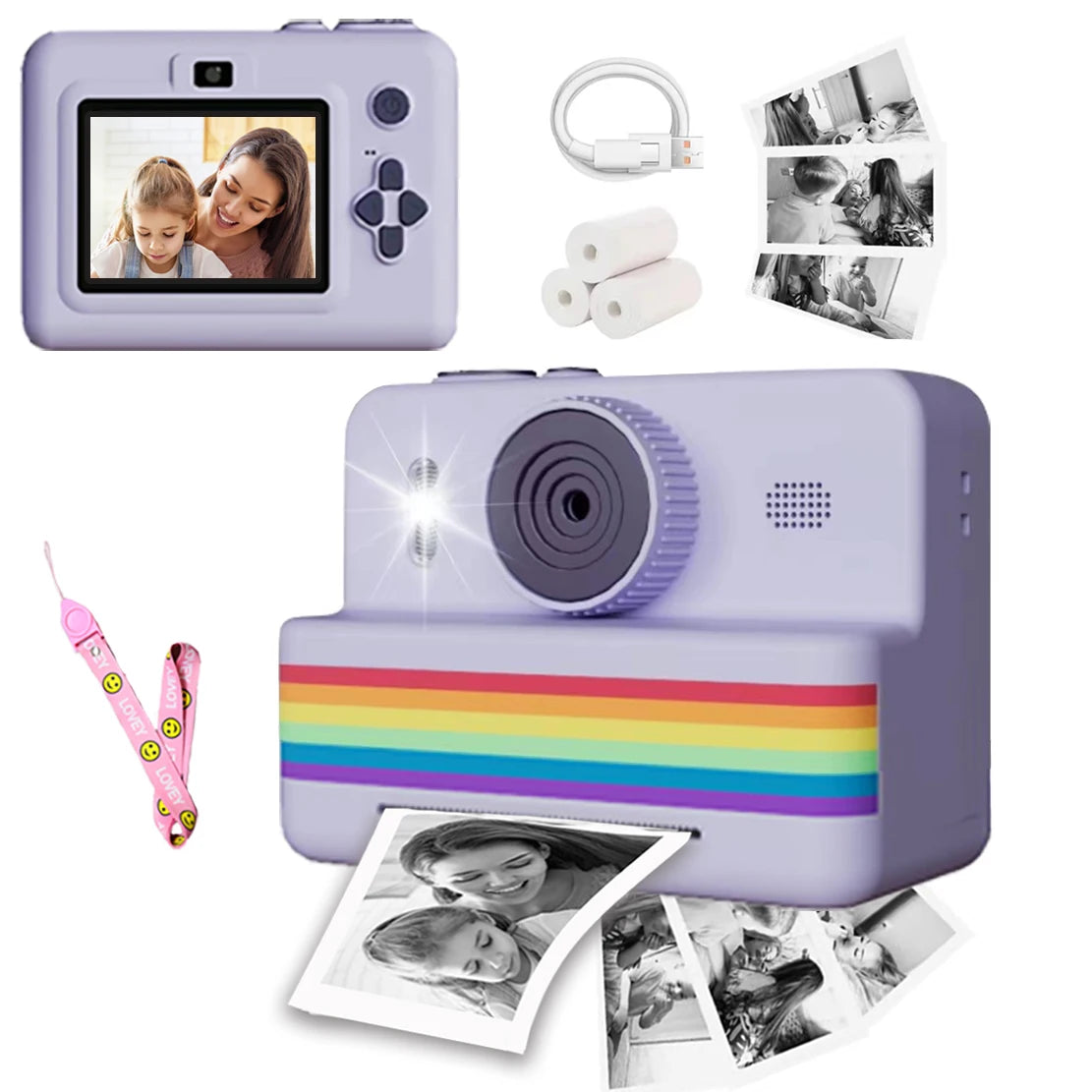 P7 Kids Instant Print Camera