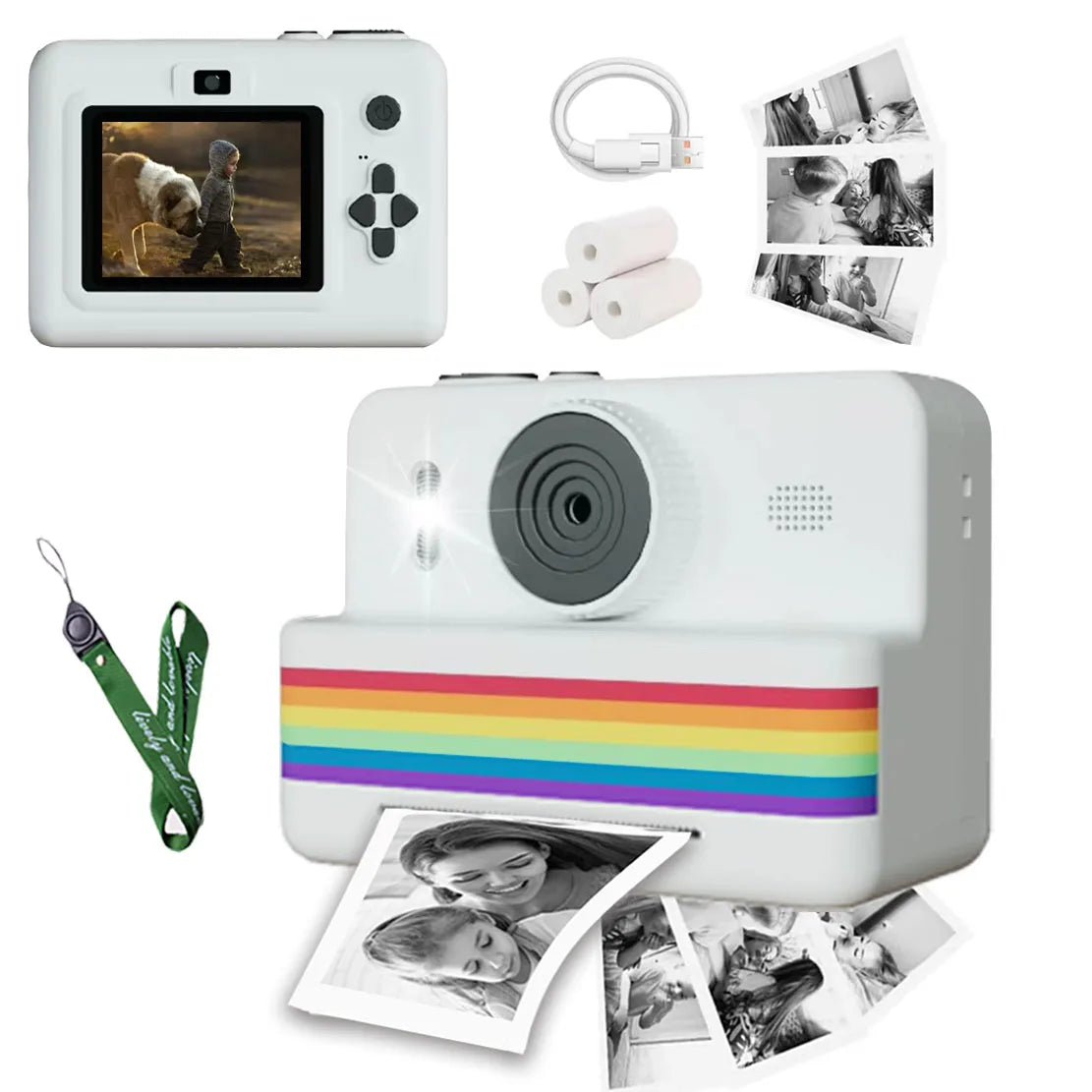 P7 Kids Instant Print Camera